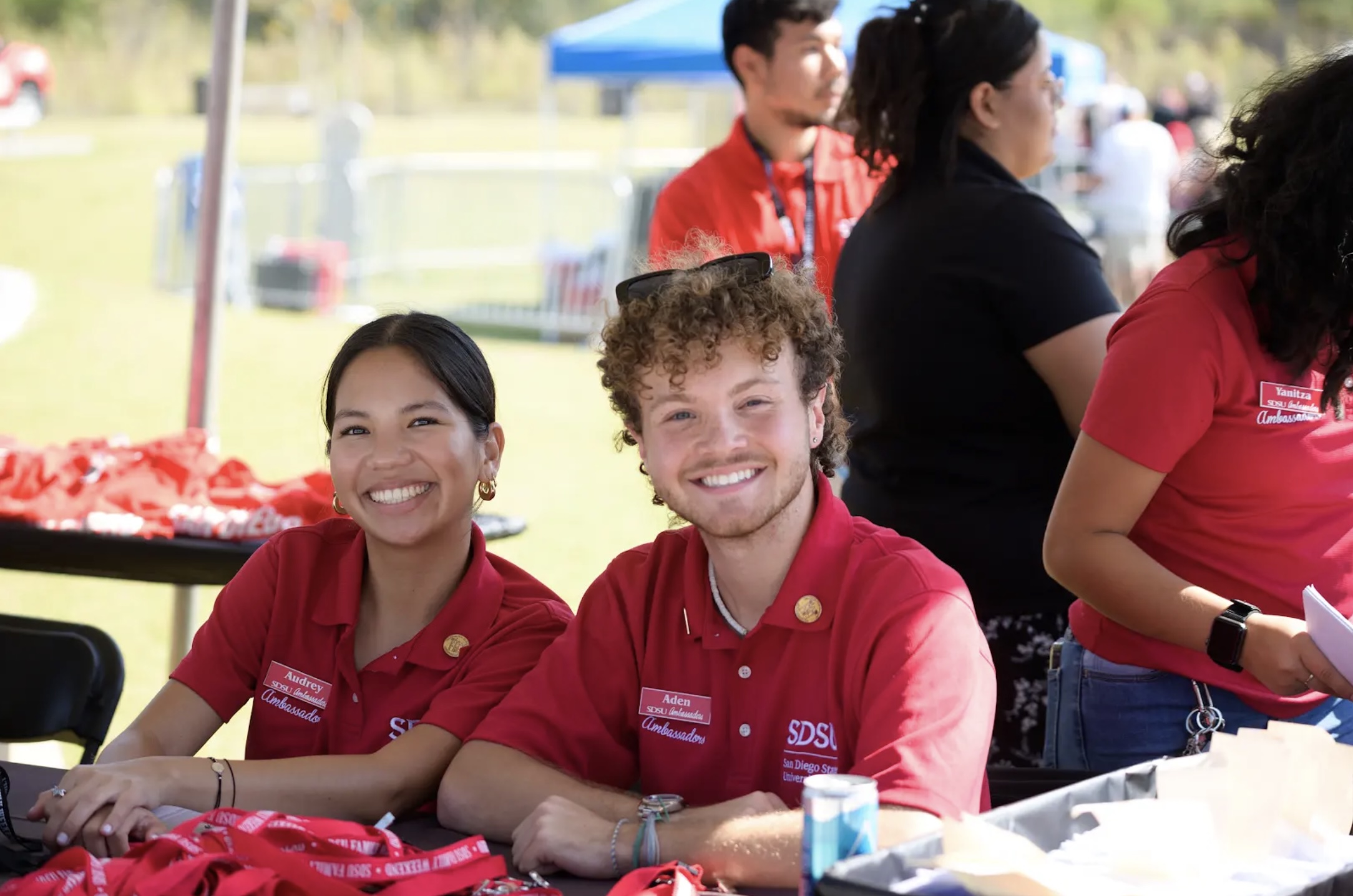 people tabling