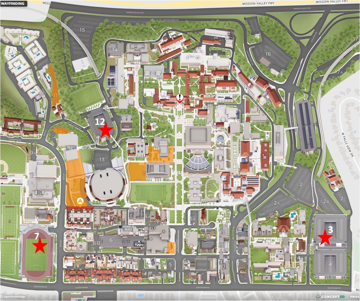 FW parking map